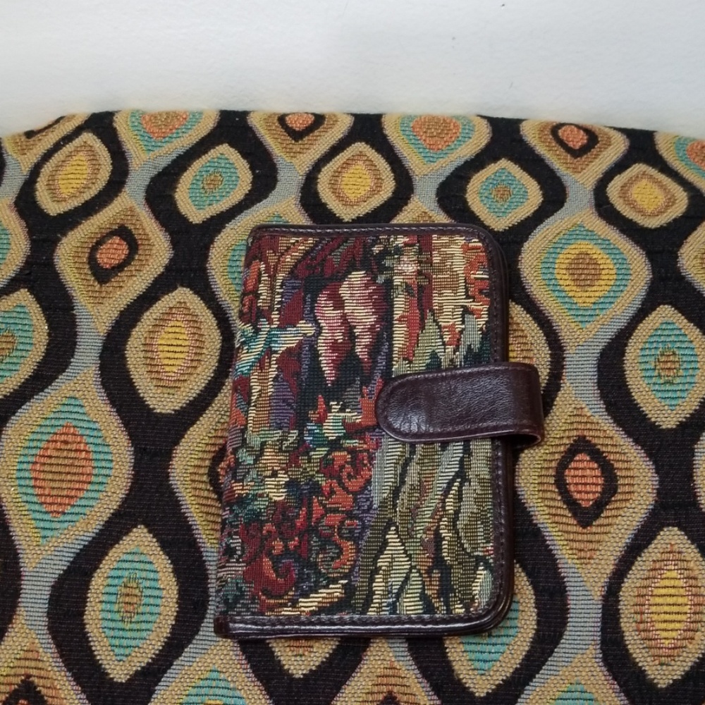 Vintage Tapestry Card Case